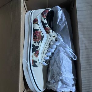 rose/tan old school vans